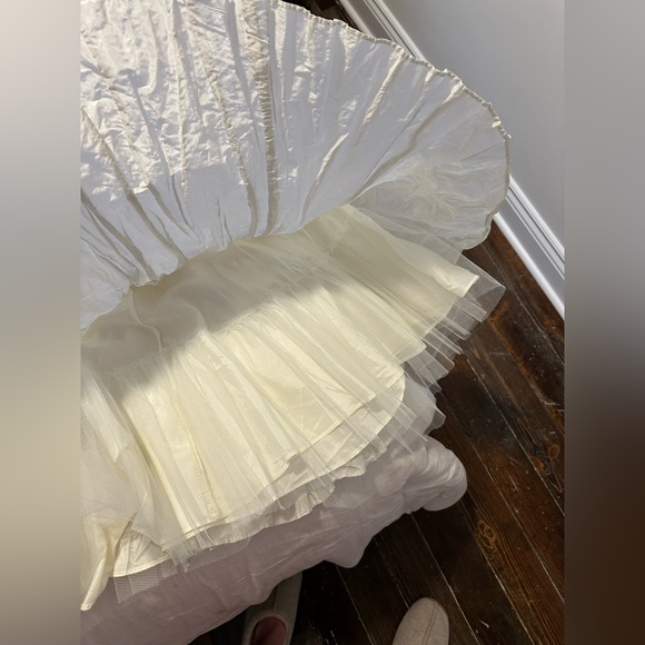 White Nicole Miller Strapless mini dress - Picture 5 of 5